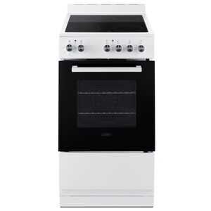 Summit 20 in. 1.8 cu. ft. Standard Convection Slide-In Electric Range with Smoothtop Burners - White, , hires