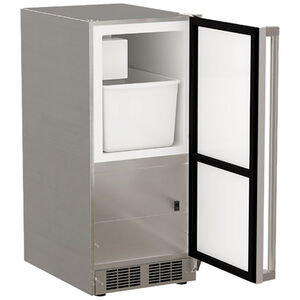 Marvel 15 in. Built-In Undercounter Outdoor Ice Maker with 25 lb. Ice Storage - Stainless Steel, , hires