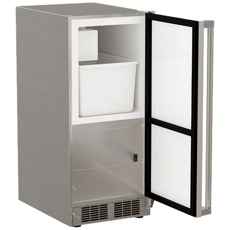 Marvel 15 in. Built-In Undercounter Outdoor Ice Maker with 25 lb. Ice Storage - Stainless Steel, , hires