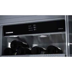 Liebherr 18 in. Built-in Wine Cabinet with Metal Racks, Dual Temperature Zones & 75 Bottle Capacity - Custom Panel Ready, , hires