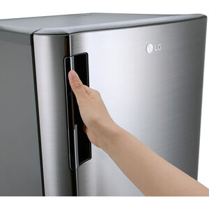 LG 21 in. 5.7 cu. ft. Counter Depth Top Freezer Refrigerator - Platinum Silver, , hires