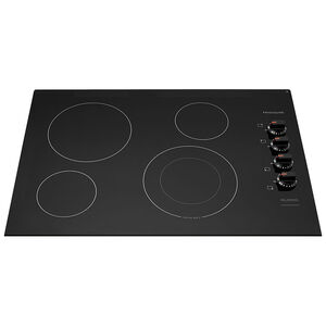 Frigidaire 30 in. 4-Burner Electric Cooktop with Power Burner - Black, Black, hires