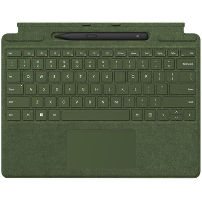Microsoft Surface Pro Signature Keyboard with Slim Pen 2 - Forest | 8X6-00121