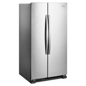 Whirlpool 33 in. 21.7 cu. ft. Side by Side Refrigerator - Monochromatic Stainless Steel, Monochromatic Stainless Steel, hires