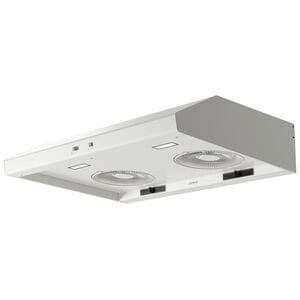 Zephyr Cyclone Series 30 in. Ducted Standard Style Range Hood with 600 CFM, 3 Fan Speeds & 2 LED Lights - White, White, hires