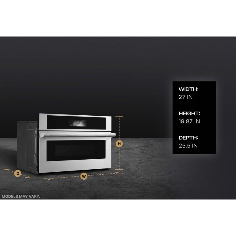 JennAir Rise 27 in. 1.4 cu. ft. Smart Speed Electric Single Wall Oven with Standard Convection & Sensor Cooking- Stainless Steel, , hires