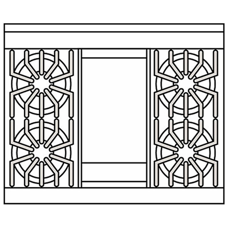 Viking 5 Series 36 in. 5.1 cu. ft. Standard Convection Gas Range with 4 Sealed Burners & Griddle - Stainless Steel, , hires