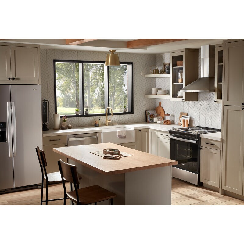 Whirlpool 30 in. 4.8 cu. ft. Electric Range with Coil Burners - Stainless Steel, Stainless Steel, hires