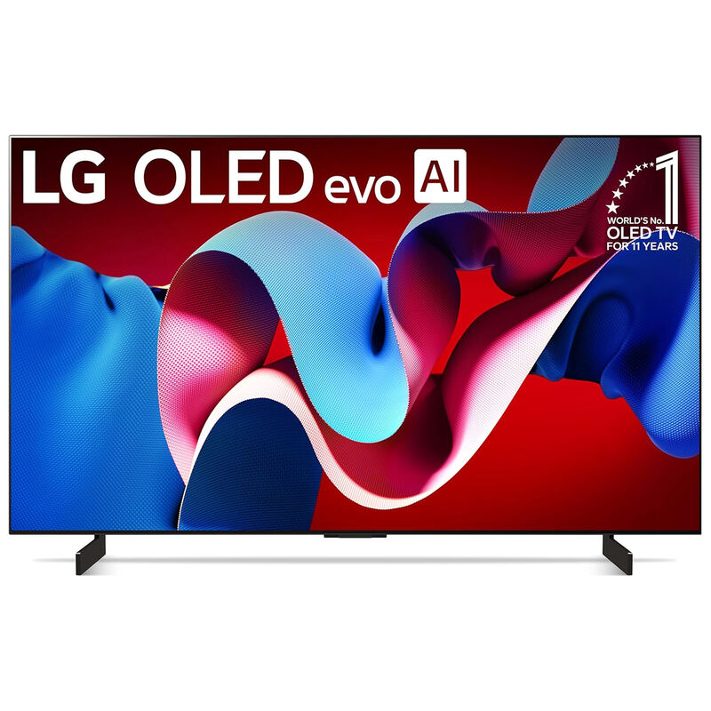 LG - 42" Class C4 Series OLED evo 4K UHD Smart webOS TV, , hires
