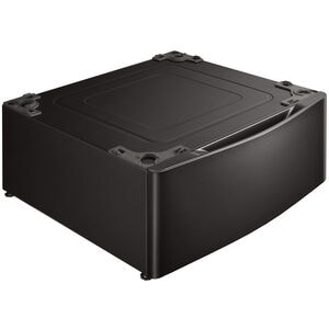 LG 29 in. Laundry Pedestal with Storage Drawer for Washers/Dryers - Black Steel, , hires