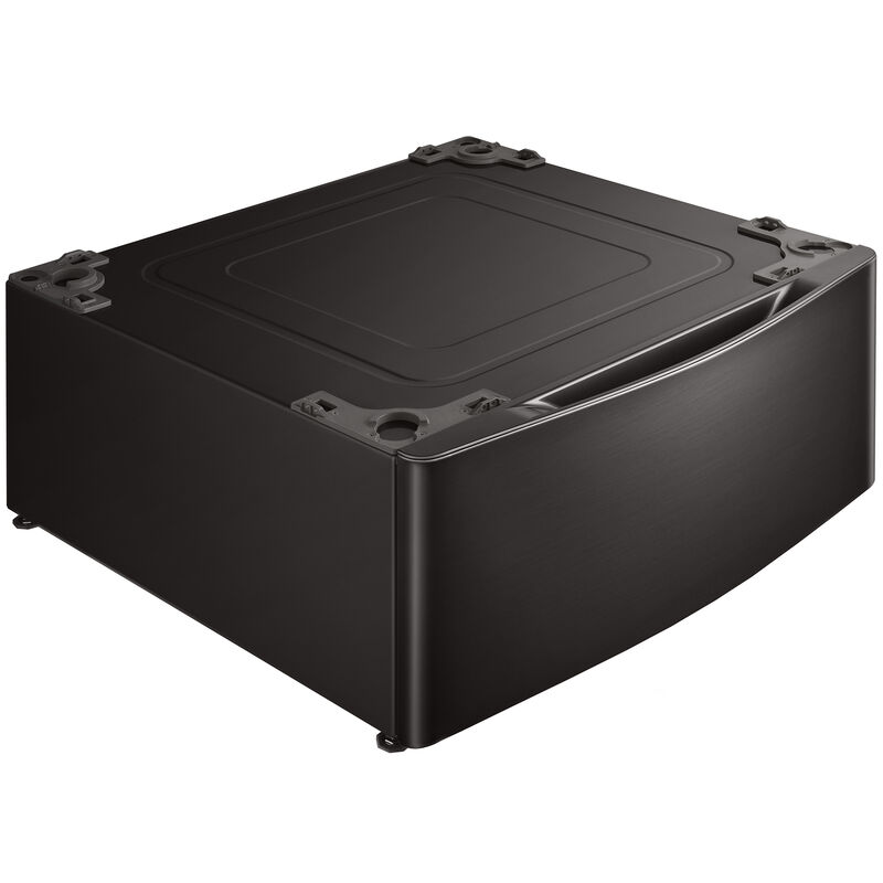LG 29 in. Laundry Pedestal with Storage Drawer for Washers/Dryers - Black Steel, , hires