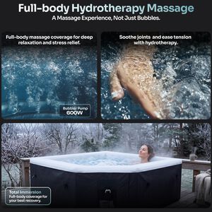 EZLIFE Cabo 4-5 Person Corner Cut Eco Foam Hot Tub, , hires