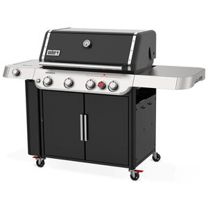Weber Genesis E-435 4-Burner Liquid Propane Gas Grill with Side Burner & Sear Burner - Black, , hires