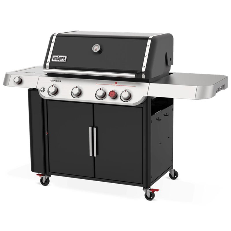 Weber Genesis E-435 4-Burner Liquid Propane Gas Grill with Side Burner & Sear Burner - Black, , hires