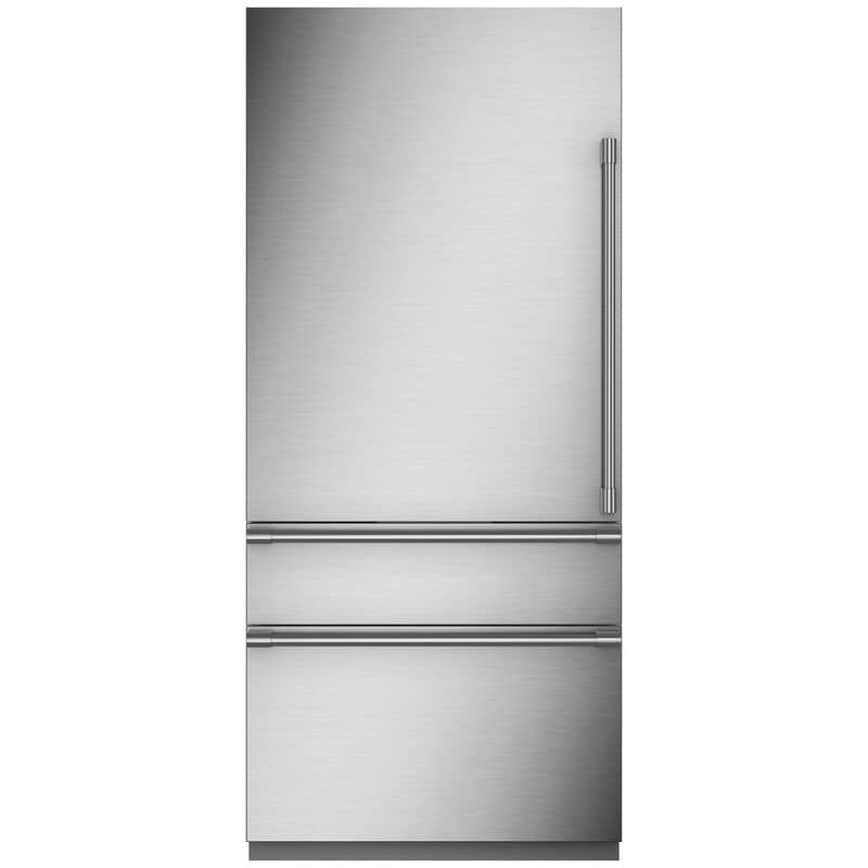 Monogram 36 in. Left-Hinged Built-In 20.2 cu. ft. Smart Counter Depth Bottom Freezer Refrigerator - Custom Panel Ready, , hires