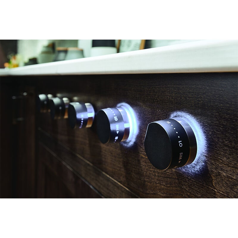 Wolf Contemporary 36 in. 5-Burner LP Gas Cooktop with Simmer Burner & Power Burner - Stainless Steel, , hires