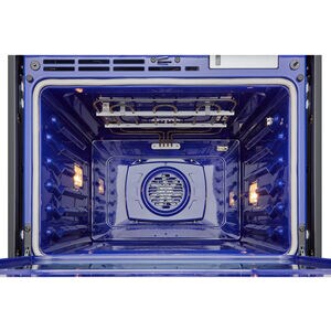 LG Studio 30 in. 9.4 cu. ft. Smart Front Control Speed/ SteamElectric Double Wall Oven with True European Convection - Stainless Steel, , hires