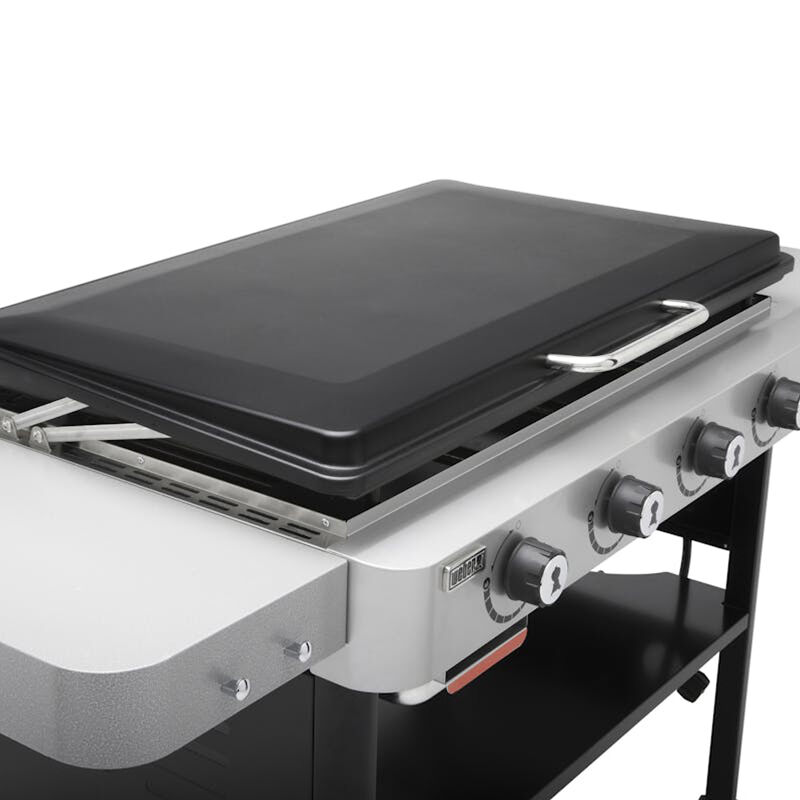 Weber 36 in. Gas Flat Top Griddle with Side Tables - Black, , hires