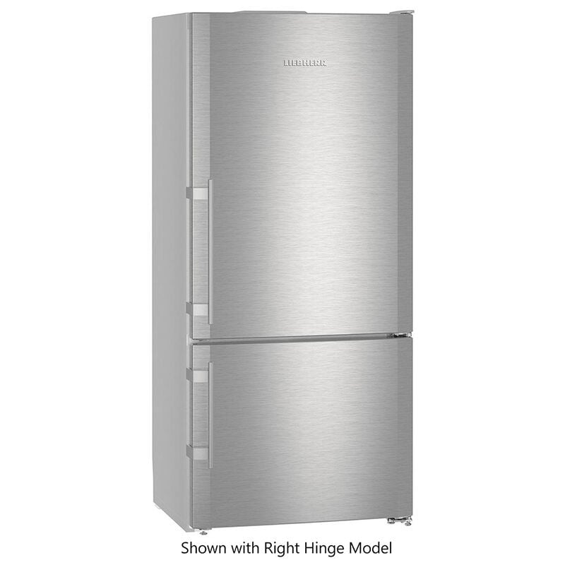 Liebherr 30 in. 12.8 cu. ft. Counter Depth Bottom Freezer Refrigerator Stainless Steel