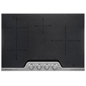 Frigidaire Professional Series 30 in. 4-Burner Induction Cooktop with Power Burner - Stainless Steel, , hires