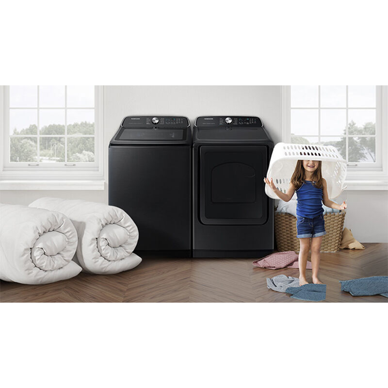 Samsung 27 in. 7.4 cu. ft. Smart Gas Dryer with Sensor Dry