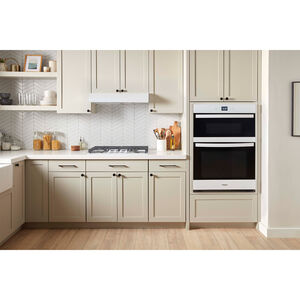 Whirlpool 27 in. 5.7 cu. ft. Smart Electric Microwave/Wall Oven Combo with Standard Convection & Sensor Cooking - White, , hires