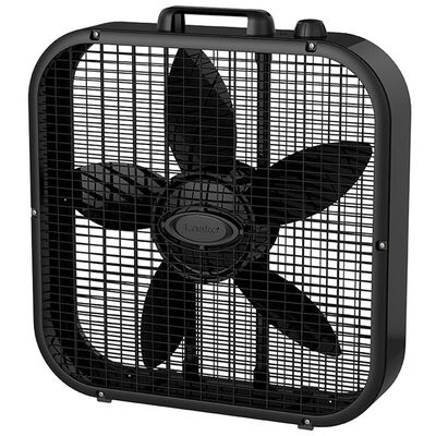 Lasko Box Fan with 3 Speed Settings - Black | B20401