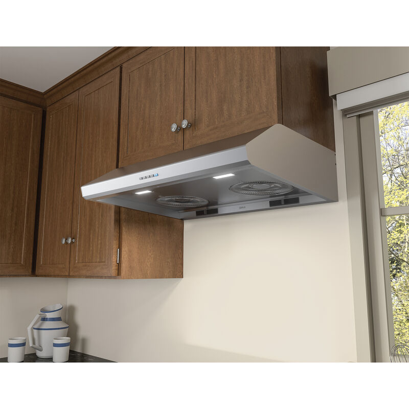 Zephyr Hurricane Series 30 in. Ducted Standard Style Range Hood with 695 CFM, 3 Fan Speeds & 2 LED Lights - Stainless Steel, Stainless Steel, hires