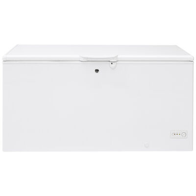 GE 65 in. 15.7 cu. ft. Garage-Ready Chest Freezer - White | FCM16DLWW