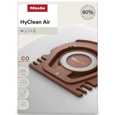 Miele CO HyClean Air 4 Vacuum Bags for Guard M1 | 12774460