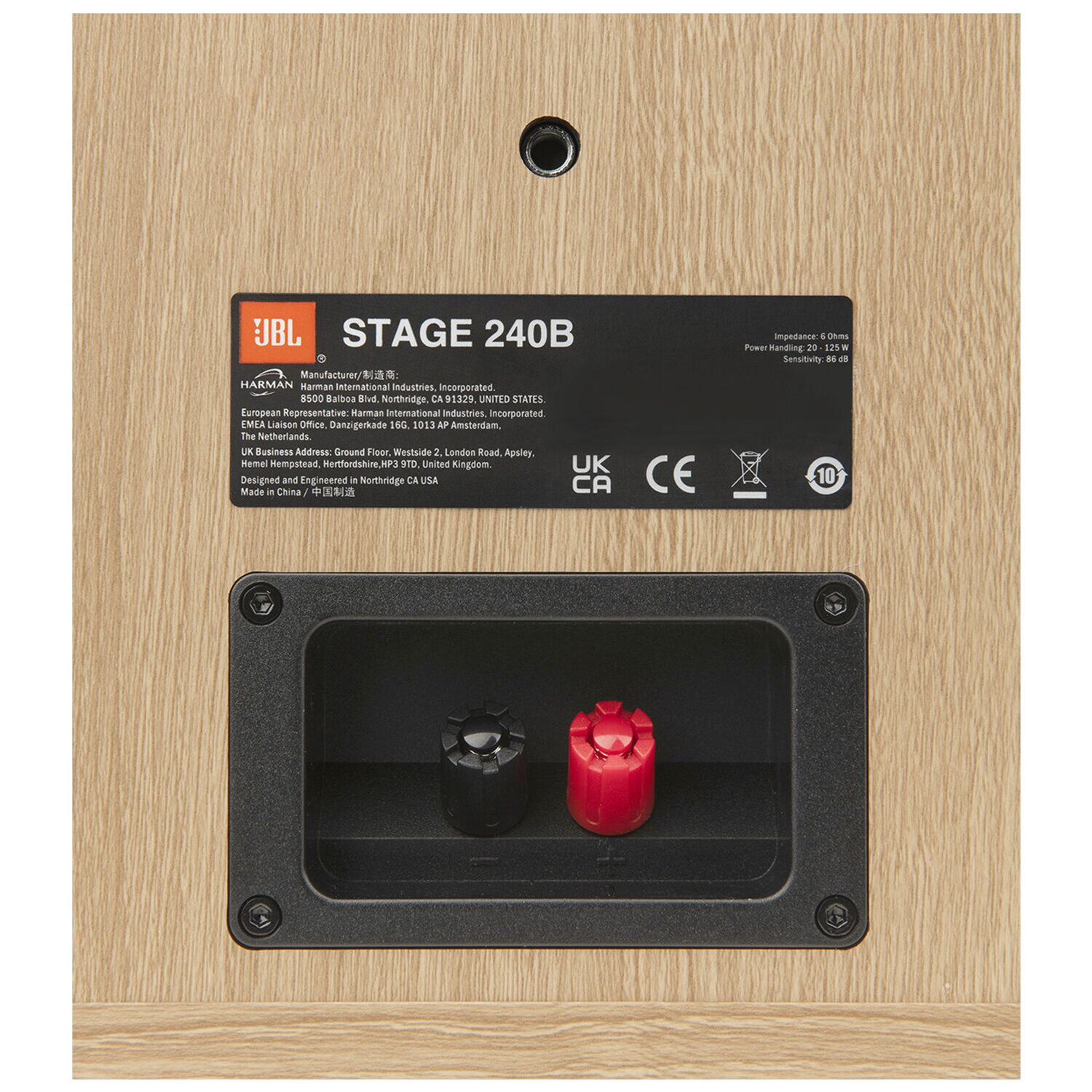 JBL Stage 240B 2 Way 4.5 in. (114 mm) Bookshelf Loudspeaker JBL Stage 240B 2 Way 4.5 in. (114 mm) Bookshelf Loudspeaker