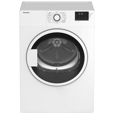Blomberg 24 in. 3.7 cu. ft. Stackable Electric Dryer with Sanitize Cycle & Sensor Dry - White | DV17600W