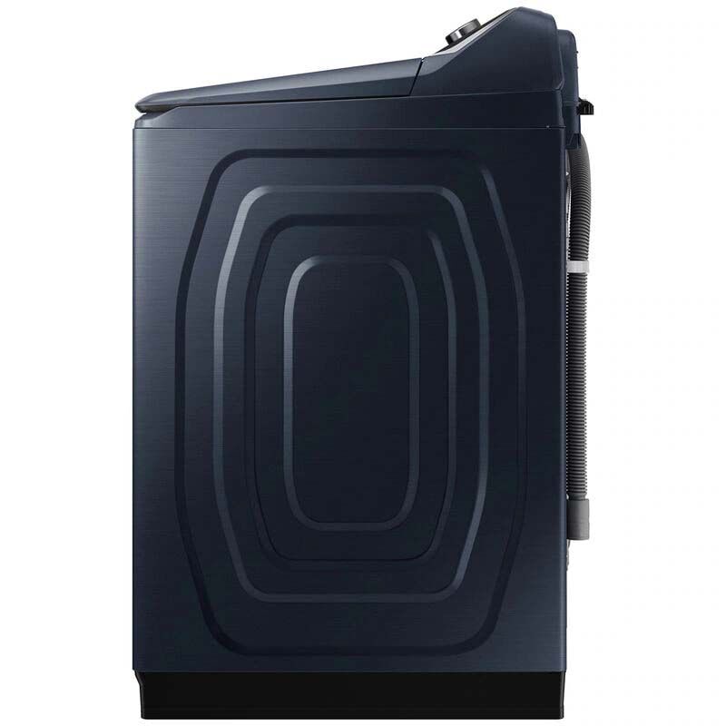 Samsung 27 in. 5.4 cu. ft. Smart Top Load Washer with Pet Care Solution & Super Speed Wash - Brushed Navy, Brushed Navy, hires