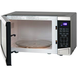 Avanti 19 in. 0.9 cu. ft. 900W Countertop Microwave - Stainless Steel, , hires