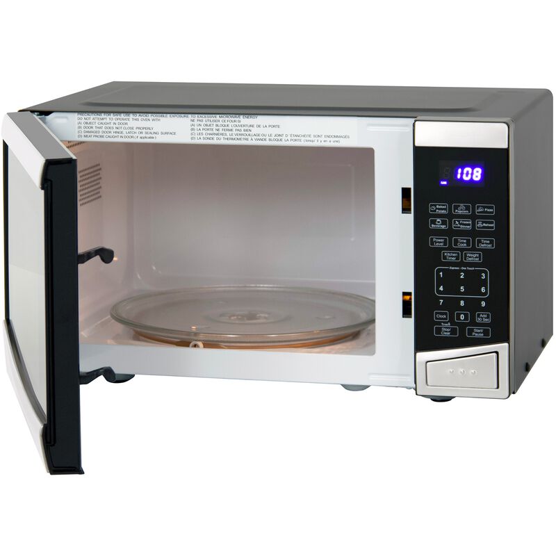 Avanti 19 in. 0.9 cu. ft. 900W Countertop Microwave - Stainless Steel, , hires