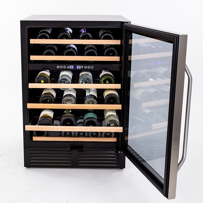 Avanti 24 in. Undercounter Wine Cooler with Dual Zones & 49 Bottle