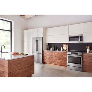 Bosch 500 Series 30 in. 2.1 cu. ft. 1100W Over-the-Range Microwave with 385 CFM & Sensor Cooking - Stainless Steel, , hires