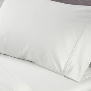 BEDGEAR Basic Queen Size Sheet Set (Ideal for Adj. Bases) - Bright White, Bright White, hires