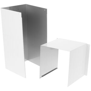 Cafe Duct Cover Extension for Range Hoods - Matte White, , hires