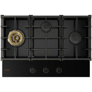 Fotile Tri-Ring Series 30 in. 3-Burner Natural Gas Cooktop with Simmer Burner & Power Burner - Black, , hires