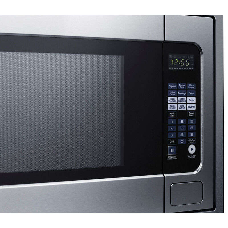 Summit 27 in. 2.2 cu. ft. 1200W Low Profile Built-In Microwave