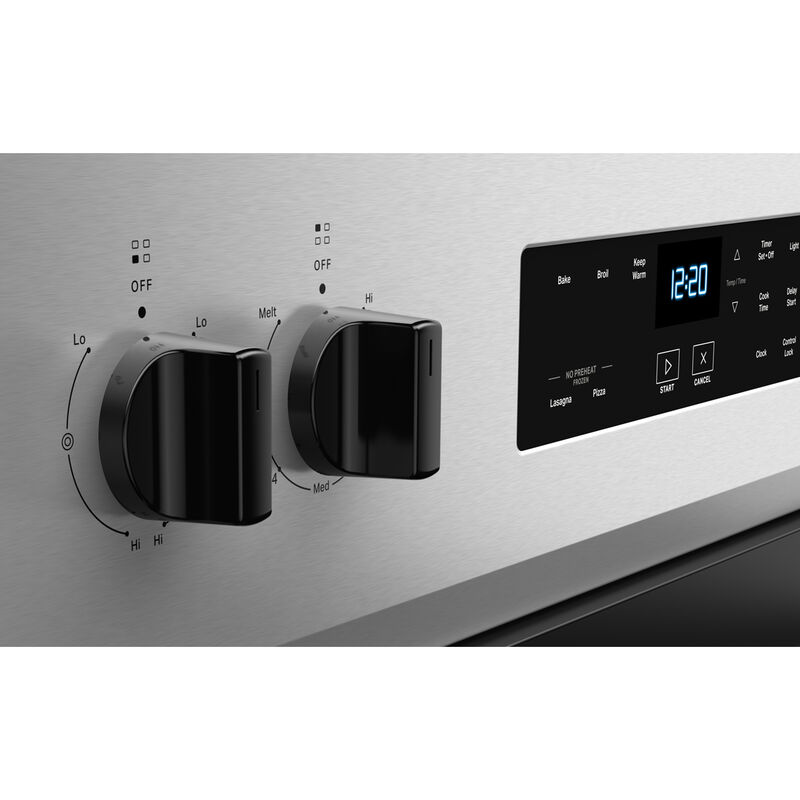 Whirlpool 30 in. 5.3 cu. ft. Electric Range with Radiant Burners - Stainless Steel, Stainless Steel, hires