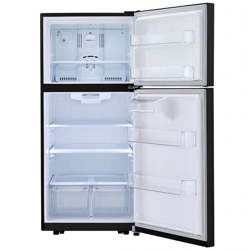 LG 30 in. 20.2 cu. ft. Top Freezer Refrigerator - Black, Black, hires
