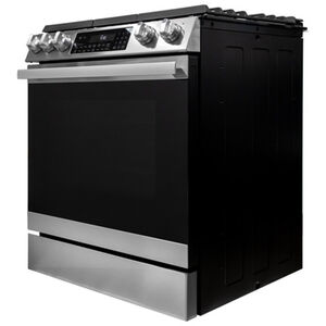Sharp 30 in. 6.1 cu. ft. Air Fry Convection Oven Slide-In Gas Range with 5 Sealed Burners - Stainless Steel, , hires