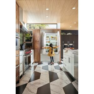 Wolf 48 in. Ducted Chimney Style Range Hood with 3 LED Lights - Stainless Steel, , hires