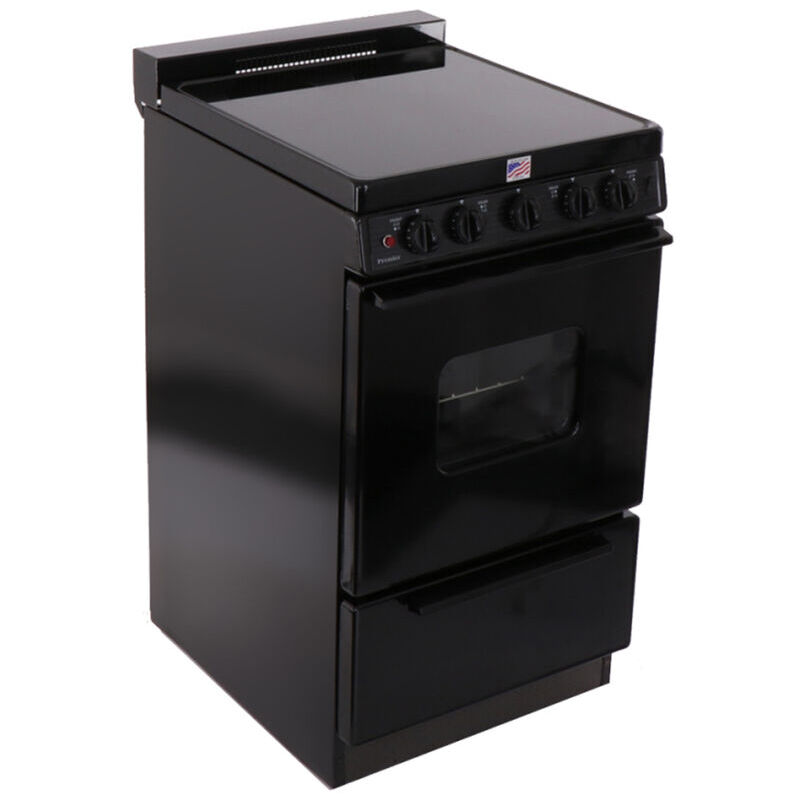 Premier 20 in. 2.4 cu. ft. Electric Range with Smoothtop Burners - Black, , hires
