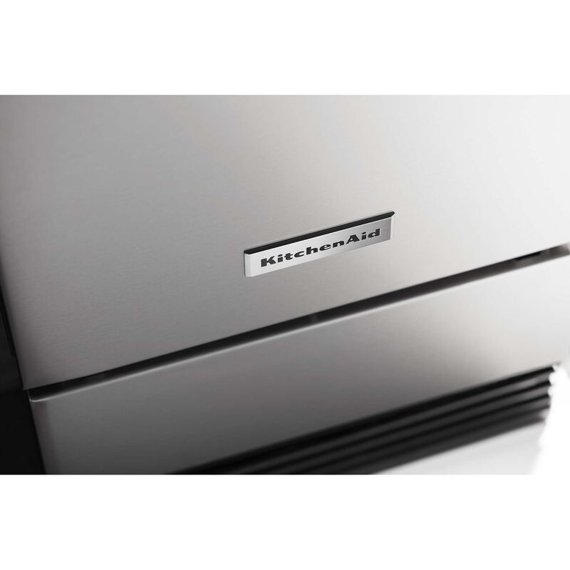 KitchenAid 18 in. Built-In Undercounter Ice Maker with 35 lb. Ice Storage, Auto-Defrost & Digital Control - Stainless Steel with PrintShield Finish, , hires