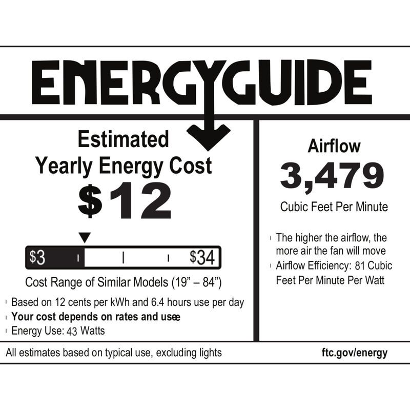 Hunter Casablanca 52" Dempsey Ceiling Fan with LED Light Kit and Handheld Remote - Fresh White, , hires