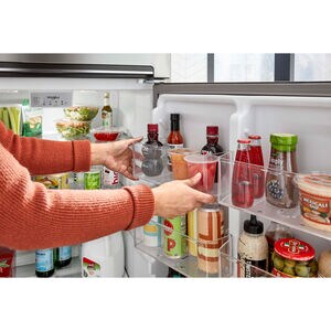 Whirlpool 28 in. 16.3 cu. ft. Top Freezer Refrigerator - Black, , hires