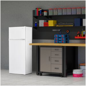 Avanti 21 in. 7.5 cu. ft. Top Freezer Refrigerator - White, , hires